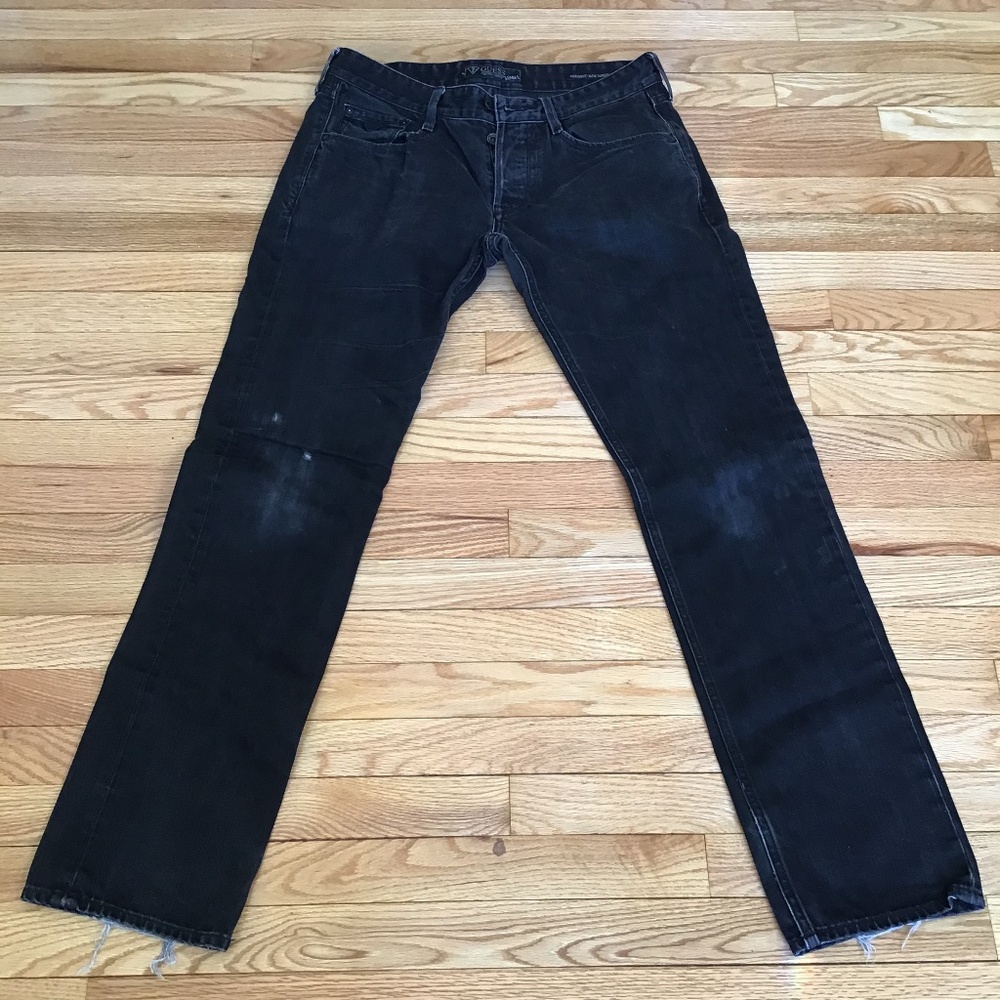 Guess Men’s Jeans, button front, black, W33, L32